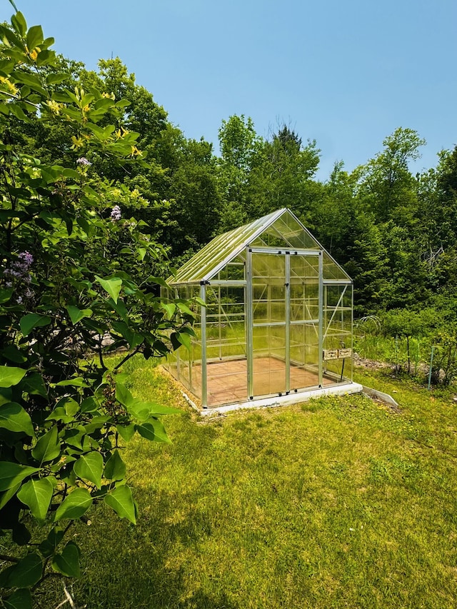 362 N Raymond Rd, Poland, ME 04274 - view of greenhouse featuring a yard