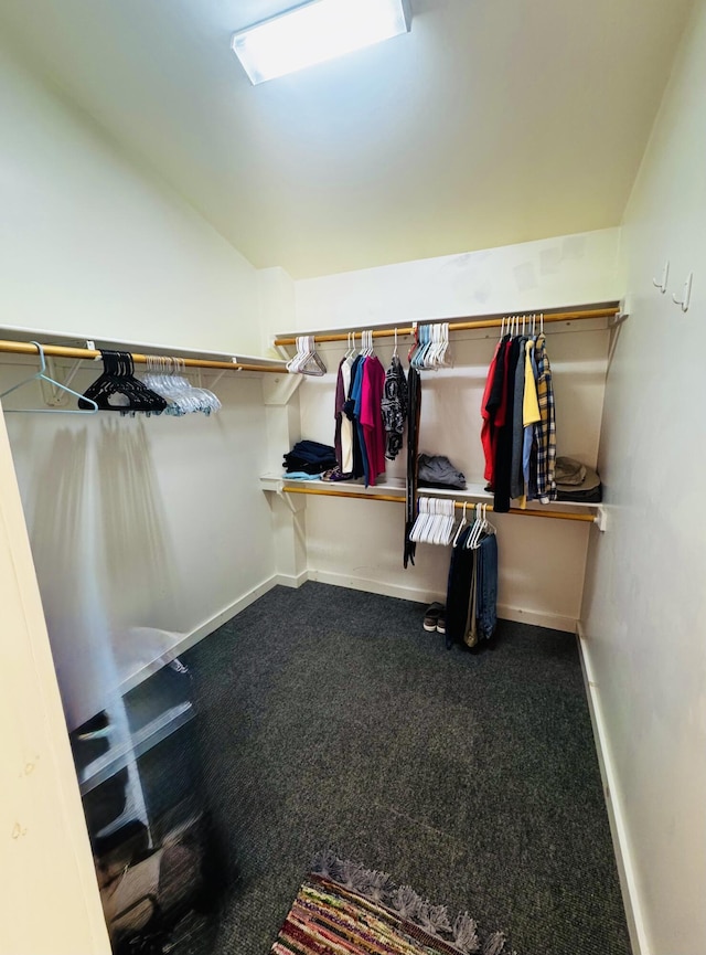 362 N Raymond Rd, Poland, ME 04274 - spacious closet featuring lofted ceiling and carpet