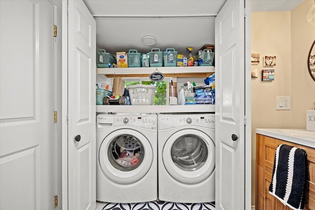 81 Forest Ave, Portland, ME 04101 - laundry room featuring separate washer and dryer