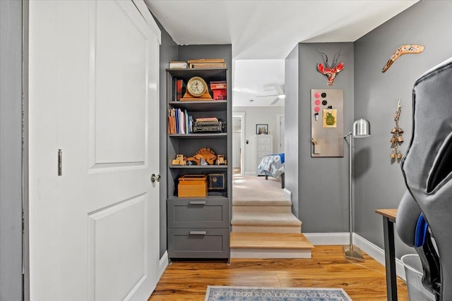 81 Forest Ave, Portland, ME 04101 - hall featuring wood finished floors and baseboards