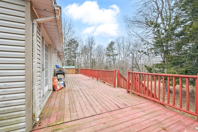 view of deck