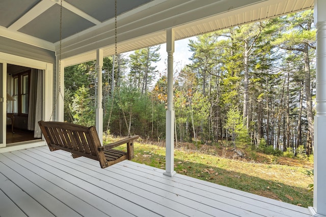 39 Catlin Shore Rd, Harpswell, ME 04079 - view of wooden terrace