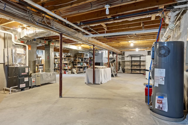 39 Catlin Shore Rd, Harpswell, ME 04079 - unfinished basement with hybrid water heater and heating unit
