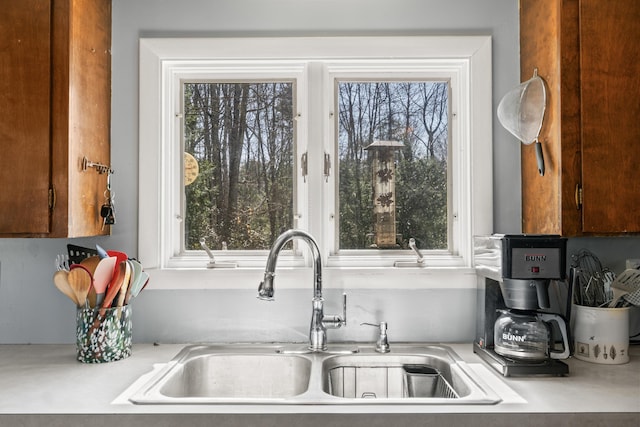 369 Windham Center Rd, Windham, ME 04062 - details featuring light countertops and a sink