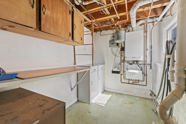 369 Windham Center Rd, Windham, ME 04062 - basement featuring water heater