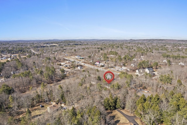 369 Windham Center Rd, Windham, ME 04062 - bird's eye view featuring a forest view