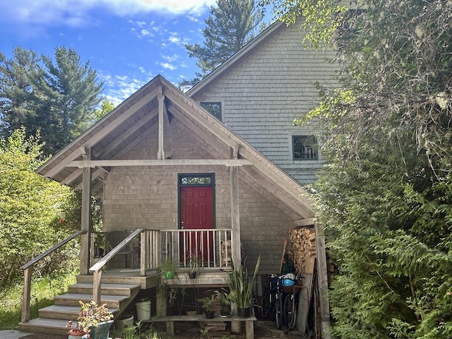 67 Rob Rd, Brooklin, ME 04616 - view of front of home