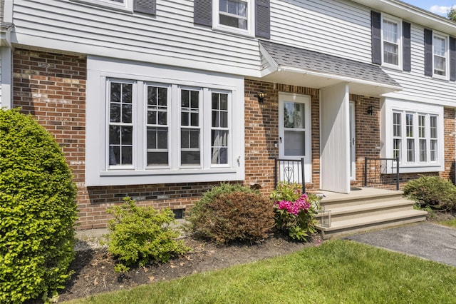 48 Garfield St Unit 7, Saco, ME 04072 - view of exterior entry featuring brick siding
