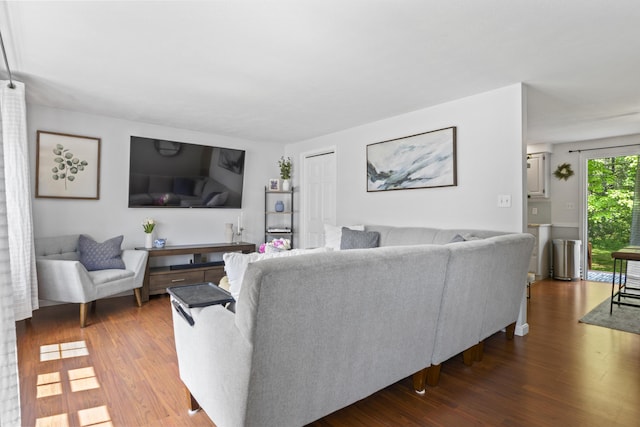 48 Garfield St Unit 7, Saco, ME 04072 - living room featuring wood finished floors
