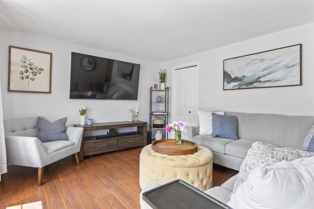 48 Garfield St Unit 7, Saco, ME 04072 - living area with wood finished floors