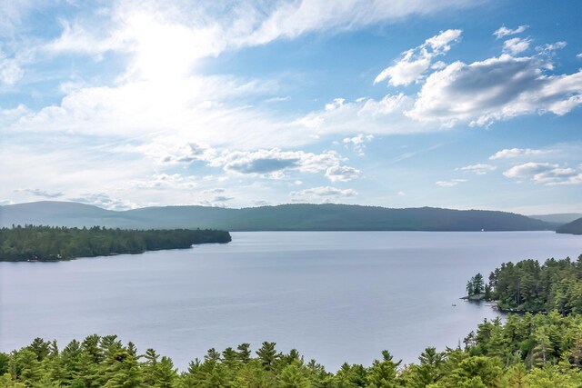 32 Seymour Cove Rd, Bowerbank, ME 04426 - water view with a mountainous background and a heavily wooded area