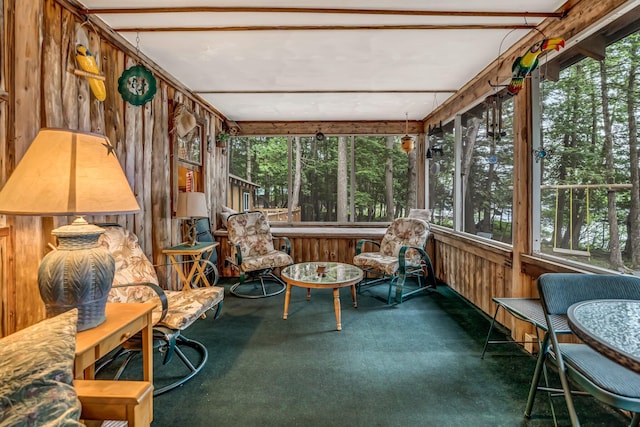 32 Seymour Cove Rd, Bowerbank, ME 04426 - view of sunroom