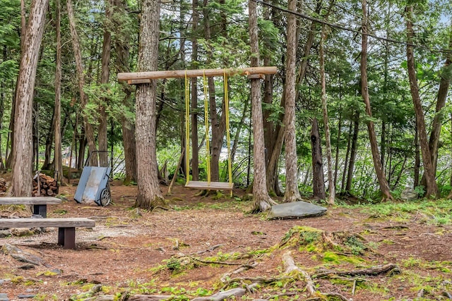 32 Seymour Cove Rd, Bowerbank, ME 04426 - view of yard