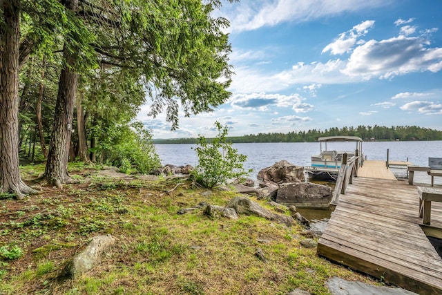 32 Seymour Cove Rd, Bowerbank, ME 04426 - dock with a water view