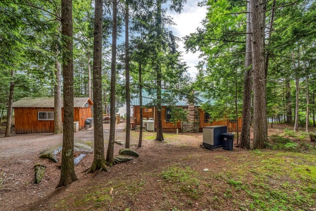 32 Seymour Cove Rd, Bowerbank, ME 04426 - view of yard featuring an outdoor structure