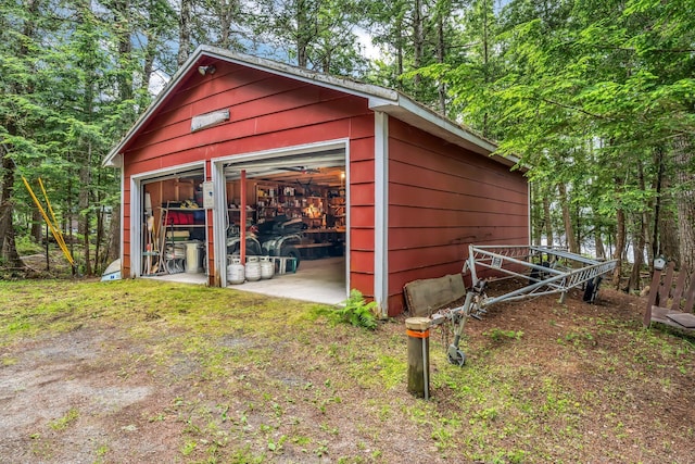 32 Seymour Cove Rd, Bowerbank, ME 04426 - view of outdoor structure