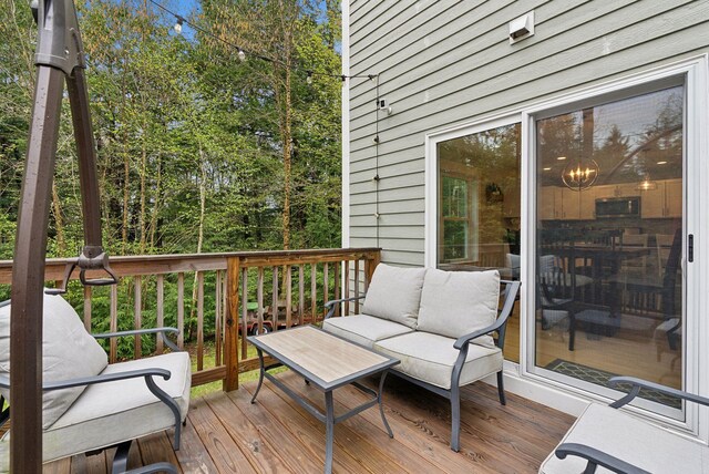 33 Old Dynamite Way, Gorham, ME 04038 - view of wooden deck