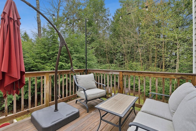 33 Old Dynamite Way, Gorham, ME 04038 - view of wooden terrace