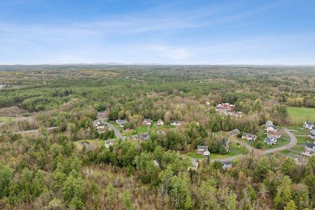 33 Old Dynamite Way, Gorham, ME 04038 - aerial overview of property's location featuring a heavily wooded area