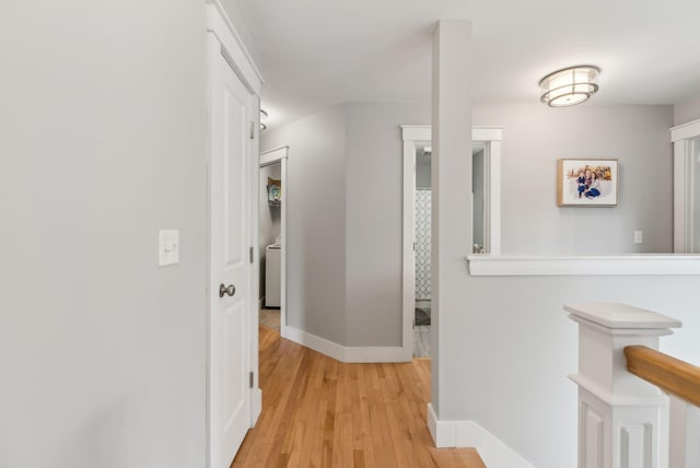 33 Old Dynamite Way, Gorham, ME 04038 - corridor featuring light wood finished floors and baseboards