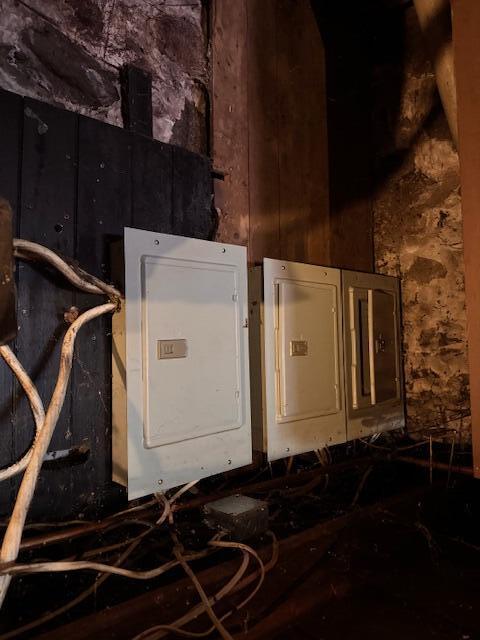 utility room featuring electric panel