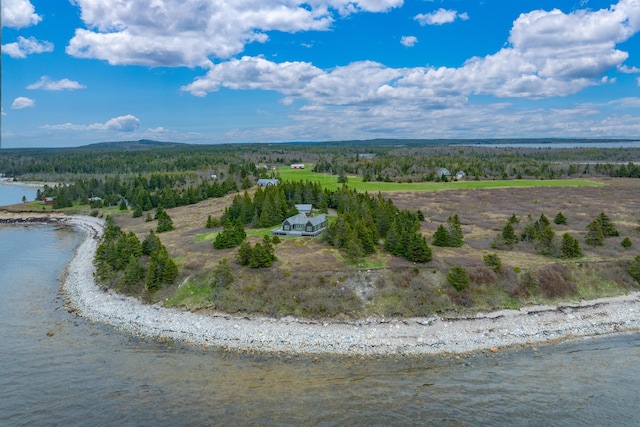 421 Petitmanan Point Rd, Steuben, ME 04680 - bird's eye view of a nearby body of water