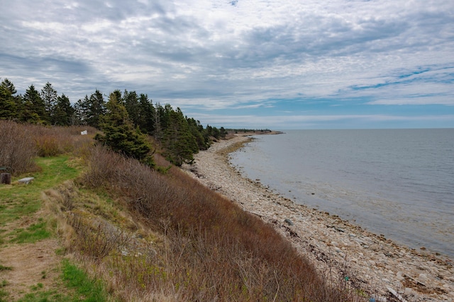 421 Petitmanan Point Rd, Steuben, ME 04680 - water view with local beach