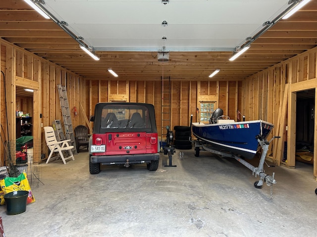 421 Petitmanan Point Rd, Steuben, ME 04680 - garage with a garage door opener