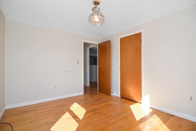 58 Bayview Ter, Wells, ME 04090 - spare room with baseboards and light wood-style floors