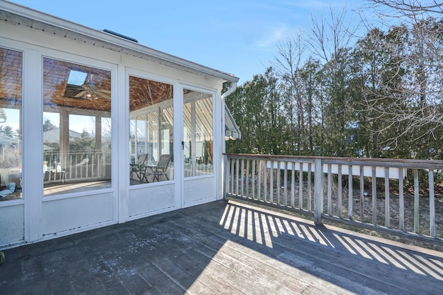 58 Bayview Ter, Wells, ME 04090 - deck with a sunroom