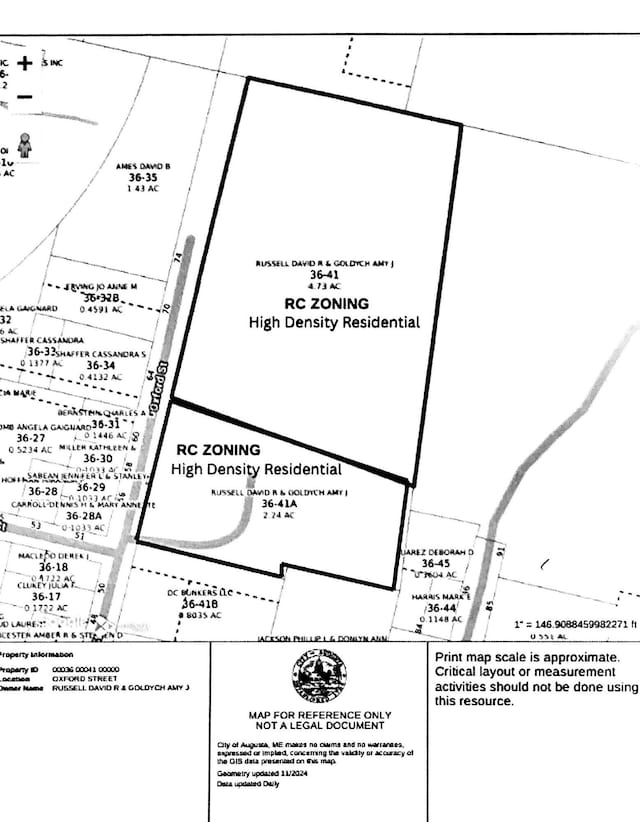 57 Oxford St, Augusta, ME 04330 - plan