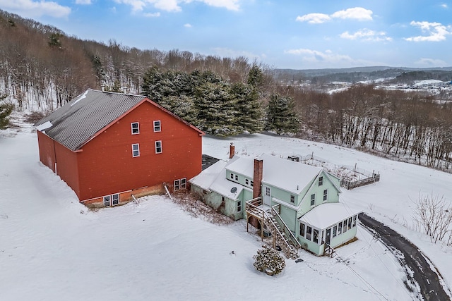 57 Oxford St, Augusta, ME 04330 - view of snowy aerial view