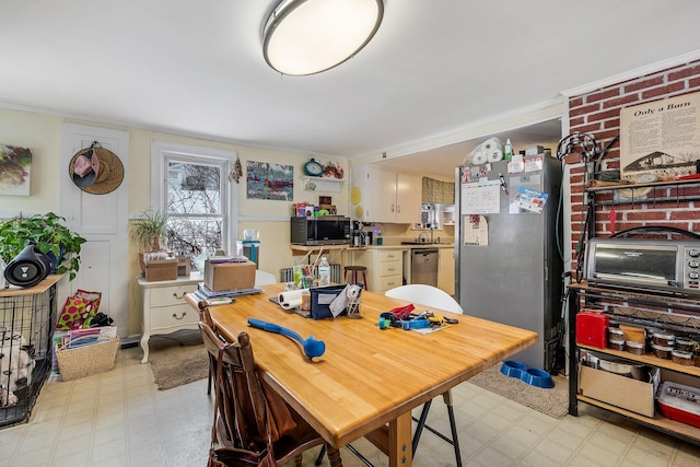 57 Oxford St, Augusta, ME 04330 - dining area featuring light floors