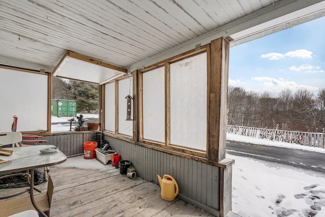 57 Oxford St, Augusta, ME 04330 - view of sunroom