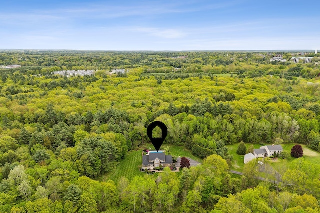 31 Green Trees Dr, Gorham, ME 04038 - bird's eye view of a heavily wooded area