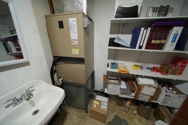48 Customs Loop, Houlton, ME 04730 - utilities with a sink