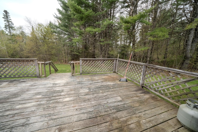 452 Moosehead Trl, Waldo, ME 04915 - view of deck