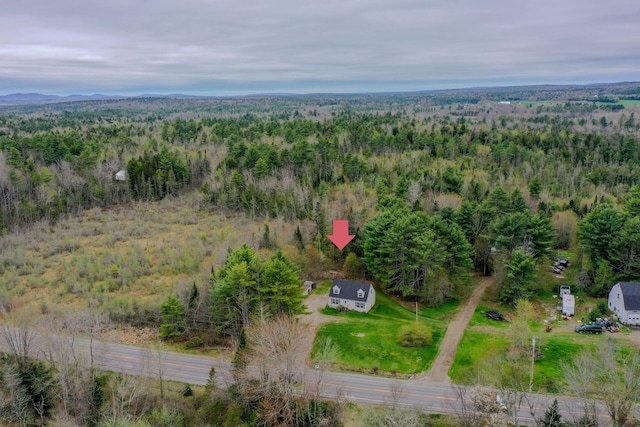 452 Moosehead Trl, Waldo, ME 04915 - aerial view of property's location featuring a forest