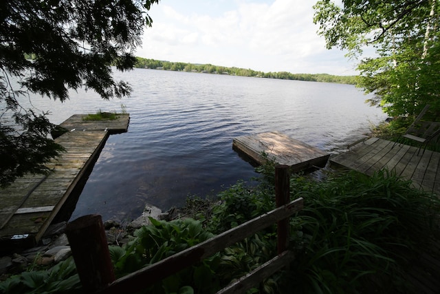 92 Spaulding Lake Rd, Oakfield, ME 04763 - dock with a water view