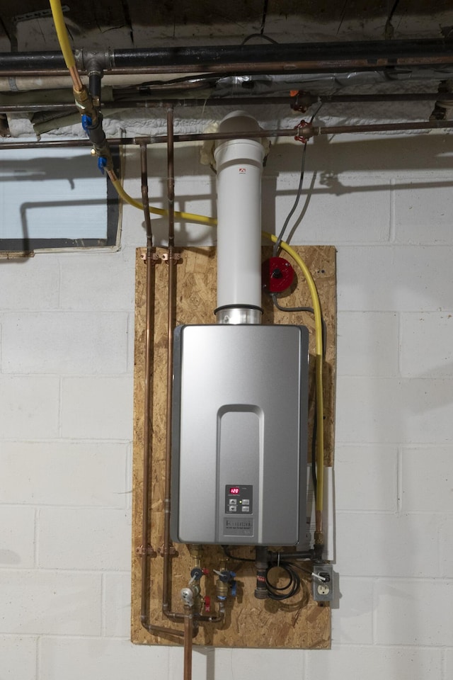 utilities featuring water heater