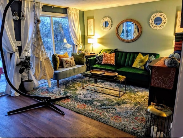 37 Bond St, Bangor, ME 04401 - living room with wood finished floors