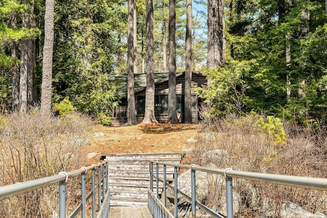 view of back of property