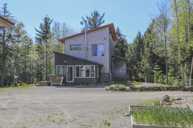 1300 Belfast Rd, Knox, ME 04986 - view of contemporary home