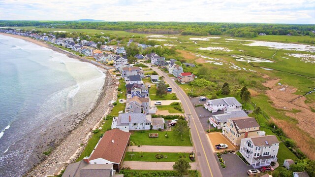 542 Ocean Ave, Wells, ME 04090 - bird's eye view with a water view and a view of the beach