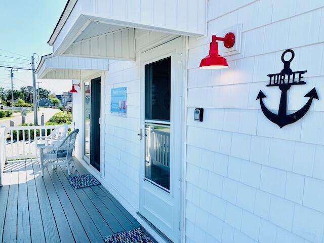 542 Ocean Ave, Wells, ME 04090 - view of wooden deck