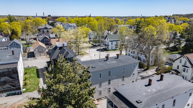 aerial view of residential area