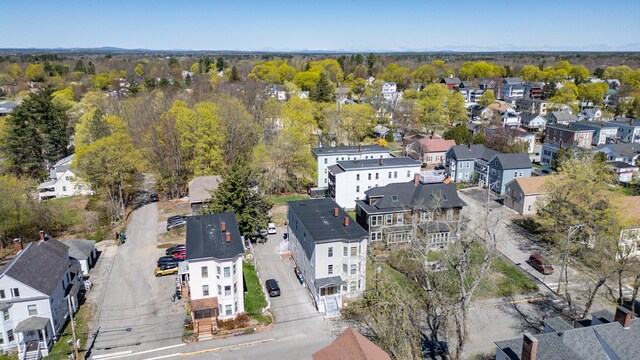 aerial perspective of suburban area