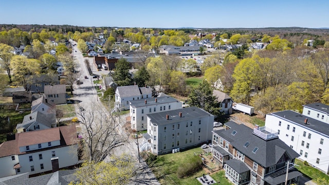 aerial view of residential area