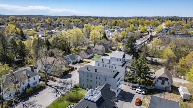 aerial perspective of suburban area
