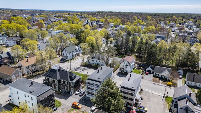 aerial perspective of suburban area